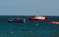 Chìm tàu tại vùng biển Phú Quý, 14 ngư dân Bình Định trôi dạt trên biển được tàu nước ngoài cứu sống