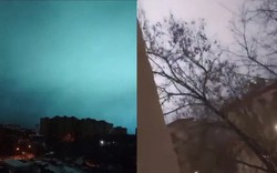Ánh sáng kỳ lạ xuất hiện trên bầu trời Moscow sau vụ nổ khiến nhiều người hoảng sợ