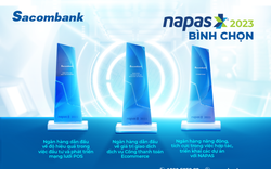 Napas vinh danh Sacombank với 3 giải thưởng