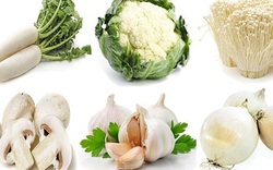 7 loại rau củ quả màu trắng tốt cho sức khỏe
