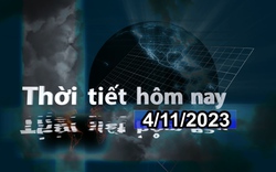 Thời tiết hôm nay 4/11/2023: Nam Bộ chiều, tối mưa rào rải rác