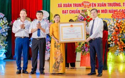 Nam Định: Xã Xuân Trung đón nhận Bằng nông thôn mới nâng cao năm 2022