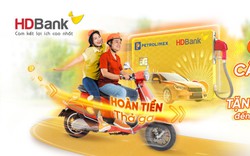 Hoàn đến 900 nghìn đồng khi đổ xăng bằng thẻ HDBank