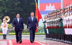Lễ đón Thủ tướng Campuchia Hun Manet thăm chính thức Việt Nam