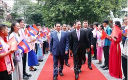 Thủ tướng Hun Manet phát biểu với sinh viên ĐH Ngoại thương: Campuchia đang tập trung cải cách toàn diện 