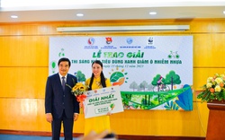 Nhóm của một giáo viên ở Quảng Bình được trao giải Nhất cuộc thi Sáng kiến tiêu dùng xanh, giảm ô nhiễm nhựa