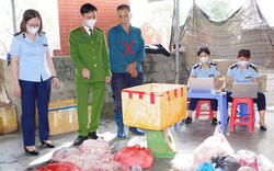 Lực lượng chức năng tỉnh Hà Nam thu giữ hơn 1 tấn thực phẩm bẩn, bốc mùi hôi thối