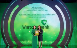 Vietcombank được bình chọn trong top 10 doanh nghiệp niêm yết có Báo cáo thường niên tốt nhất trên thị trường chứng khoán