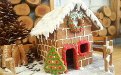Đón Giáng sinh với "ngôi nhà" bằng bánh gừng, xinh đẹp, ngon miệng, cực hấp dẫn 