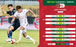 Lịch phát sóng trực tiếp vòng 8 V.League 2023/2024: Tâm điểm CLB CAHN vs B.Bình Dương