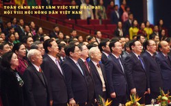 Toàn cảnh ngày làm việc thứ 2 Đại hội VIII Hội Nông dân Việt Nam