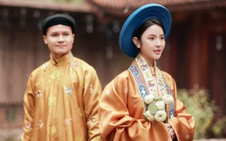 Hình ảnh đầu tiên trong bộ ảnh cưới của Quang Hải và Chu Thanh Huyền