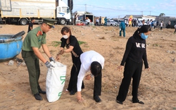 Bà Rịa - Vũng Tàu: Hàng trăm người tham gia vệ sinh môi trường, dọn rác làm sạch bãi biển 