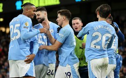 Man City khép lại năm 2023 với thành tích vô đối ở Premier League