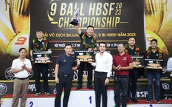 Nhà vô địch SEA Games Nguyễn Phúc Long lên ngôi tại giải Billiards Pool 9 bi HBSF