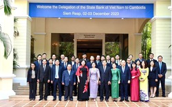 Tổng giám đốc Agribank tham dự Hội nghị song phương và làm việc với Agribank Chi nhánh Campuchia