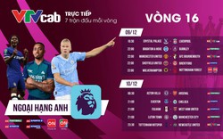 Lịch phát sóng trực tiếp vòng 16 Premier League 2023/2024: Đại chiến Aston Villa - Arsenal