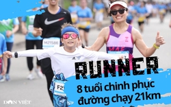 Câu chuyện truyền cảm hứng của "runner" nhí 8 tuổi