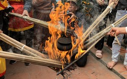 Độc đáo trò kéo lửa, thổi cơm thi trong lễ hội có từ thời Hùng Vương