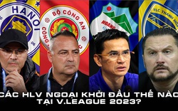 4 HLV ngoại tại V.League 2023: Ai đang "ngồi trên lưng hổ"?