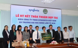 Syngenta Việt Nam ký kết hợp tác với Trường ĐH Nông Lâm TP.HCM trên 3 lĩnh vực