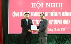 Thành ủy Hà Nội điều động Bí thư Huyện ủy Phú Xuyên nhận nhiệm vụ mới