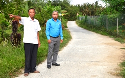 Đường nông thôn mới của một xã ở Trà Vinh sạch, đẹp, cứng, hội viên, nông dân đóng góp 12 tỷ