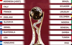 Danh sách 24 đội dự U20 World Cup 2023: Đông Nam Á có 1 đại diện