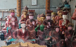 Tiết lộ quy trình chế tác ra những pho tượng Phật tinh xảo nức tiếng Hà thành