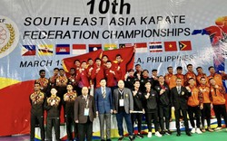 Giành ngôi đầu Đông Nam Á, karate Việt Nam chạy đà hoàn hảo cho SEA Games 32