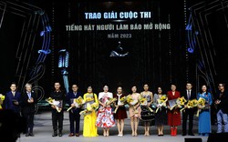 Thí sinh Phạm Công Thành giành giải Nhất cuộc thi Tiếng hát Người làm báo mở rộng 2023