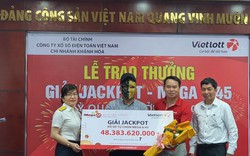 Khánh Hòa: Trao thưởng cho người trúng giải Jackpot trị giá hơn 48,3 tỷ đồng