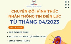 Công ty Điện lực Thừa Thiên Huế thông báo chuyển đổi hình thức nhận thông tin điện lực