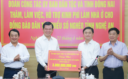 Đồng Nai hỗ trợ Nghệ An 4 tỷ đồng để xây nhà cho đồng bào dân tộc thiểu số, khắc phục hậu quả thiên tai