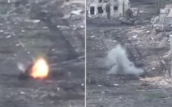 Video: Xe tăng Nga bị Thủy quân lục chiến Ukraine tiêu diệt