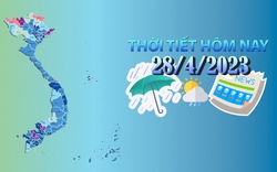 Thời tiết hôm nay 28/4/2023: Bắc Bộ sắp đón không khí lạnh