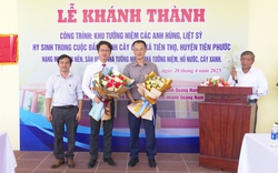 Quảng Nam: Khánh thành công trình Khu tưởng niệm các anh hùng liệt sĩ hy sinh trong cuộc đấu tranh Cây Cốc