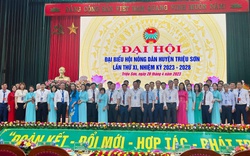 Đại hội Hội Nông dân huyện Triệu Sơn, ông Nguyễn Xuân Trường tái cử chức Chủ tịch