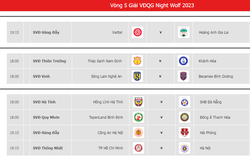 Lịch phát sóng trực tiếp vòng 5 V.League 2023: HAGL "đại chiến" Viettel FC