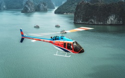 Đang tìm kiếm một máy bay trực thăng chở 5 người mất tích ở vùng biển Quảng Ninh - Hải Phòng