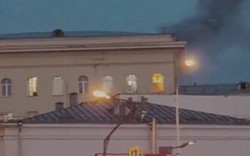 Nóng: Cháy tại tòa nhà Bộ Quốc phòng Nga ở Moscow