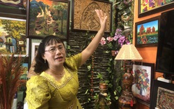 Ninh Thuận: Nữ thạc sỹ, họa sĩ Chế Kim Trung, người thổi hồn văn hóa Chăm vào từng tác phẩm