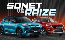 So sánh mức khấu hao Toyota Raize và KIA Sonet sau hơn 1 năm lăn bánh tại Việt Nam, xe nào mất giá hơn?