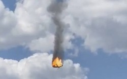 Clip: Trực thăng Nga bất ngờ rơi gần biên giới Ukraine