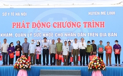 5 đối tượng tại huyện Mê Linh được khám, tư vấn sức khỏe miễn phí