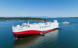 Lô xe VinFast VF 8 đầu tiên cập cảng Canada – sẵn sàng bàn giao từ tháng 6/2023