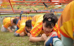 Junior Warriors: Giải đấu vượt chướng ngại vật thu hút 1.500 em nhỏ tham gia