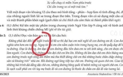 Lan truyền đề thi văn "nhạy cảm", trường Lương Thế Vinh "phản pháo"