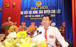 Đại hội Hội Nông dân huyện Can Lộc, ông Nguyễn Hữu Hài tái đắc cử Chủ tịch