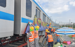 Vụ tàu metro số 1 bị vẽ bậy: Đã xử lý xong các hình vẽ, trả lại nguyên trạng 